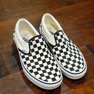 Vans Classic Checkerboard Slip-on Shoes - Size Mens 7.5 / Womens 9